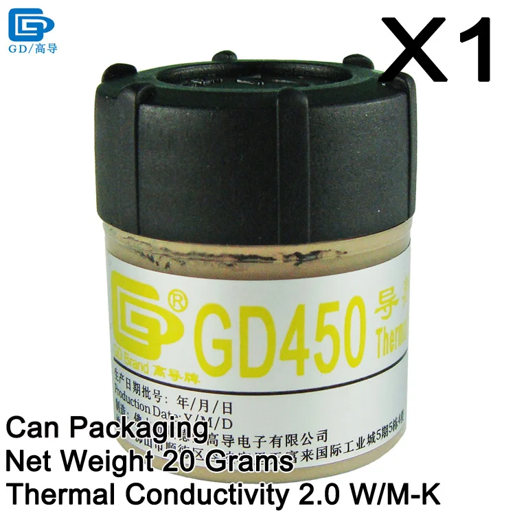 GD460 GD450 GD100 GD220 GD33 GD66 GD280 GD380 Термальность проводящая силиконовая смазка паста силиконовый пластырь компаунд CN202530 - Цвет лезвия: GD450-CN20 1 Piece