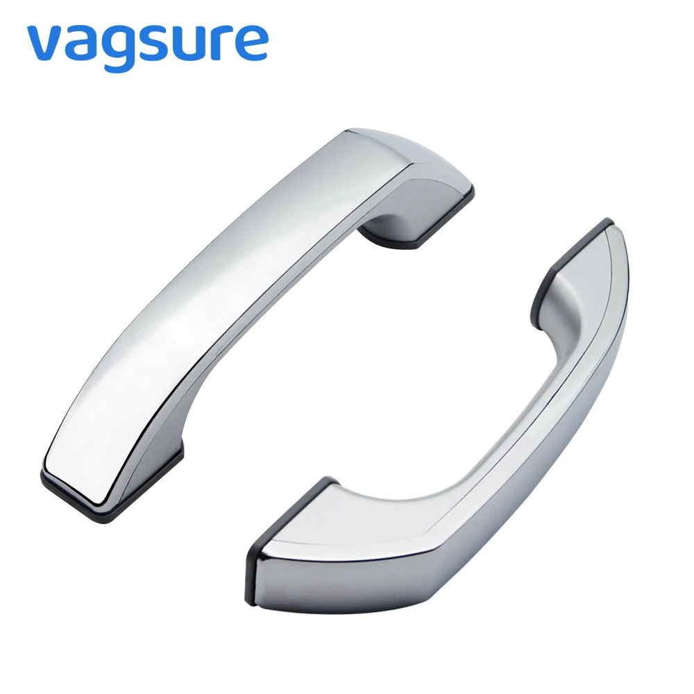 

Vagsure 2Pcs/Lot 23cm ABS Chromed Double Hole Sides Cabin Shower Big Sliding Door Handles Grips Room Shower Accessories Sanitary