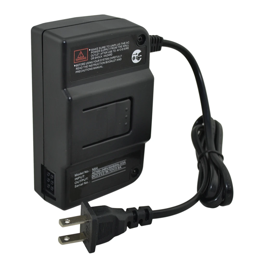 Высокое качество US/EU/AU/Великобритания Plug адаптер переменного тока Питание Зарядное устройство для Nintendo для N64 Мощность шнур