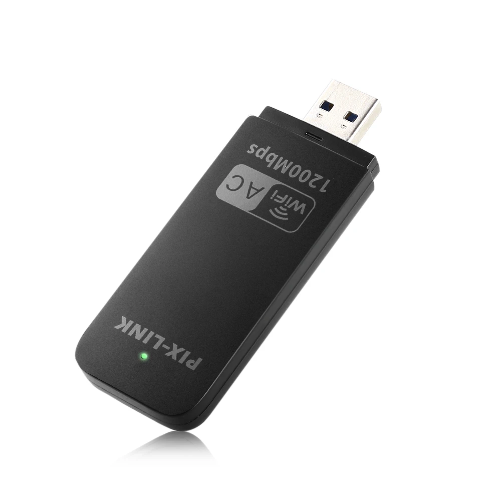 PIXLINK LV UAC04 беспроводной USB адаптер 1200 M 2 4/5 GHz двухдиапазонный WiFi портативный