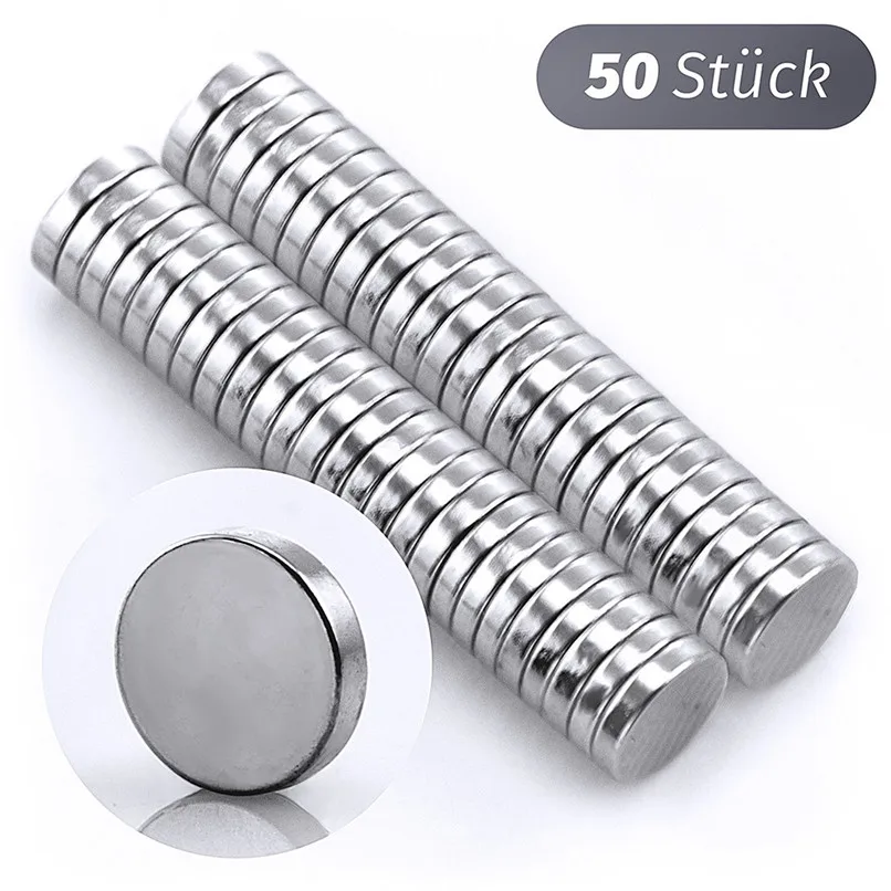 

50pcs Magnets N35 Strong Round Disc Magnets Rare-Earth Neodymium Magnet #2u22