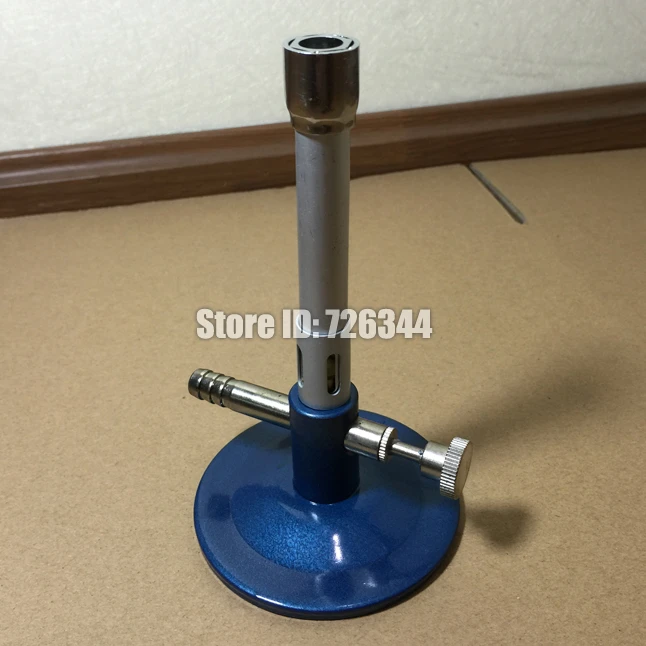 Label the parts of the bunsen burner