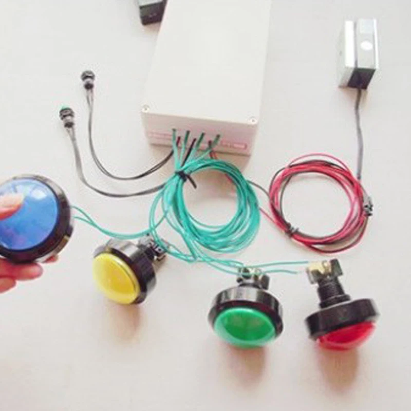 Реальной жизни Escape игровая комната Опора Магия Красочные Кнопки для Escape таинственный, приключенческая игра реквизит