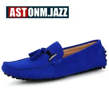 Г. Мужские повседневные замшевые Пенни-Лоферы ручной работы, дышащие кожаные мужские водонепроницаемые Мокасины без шнуровки недорогие мужские лоферы