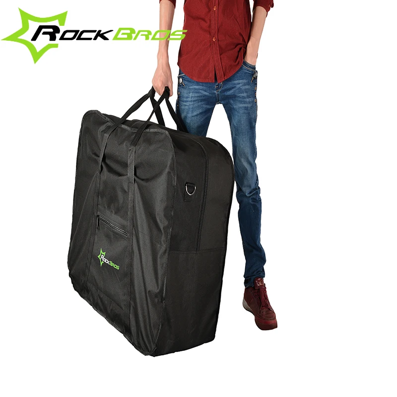 

ROCKBROS Canvas MTB/Folding Bike Loading Bag Bicycle Carrier Bag Pack Storage Loading Package Carry the Bicycle to Travel