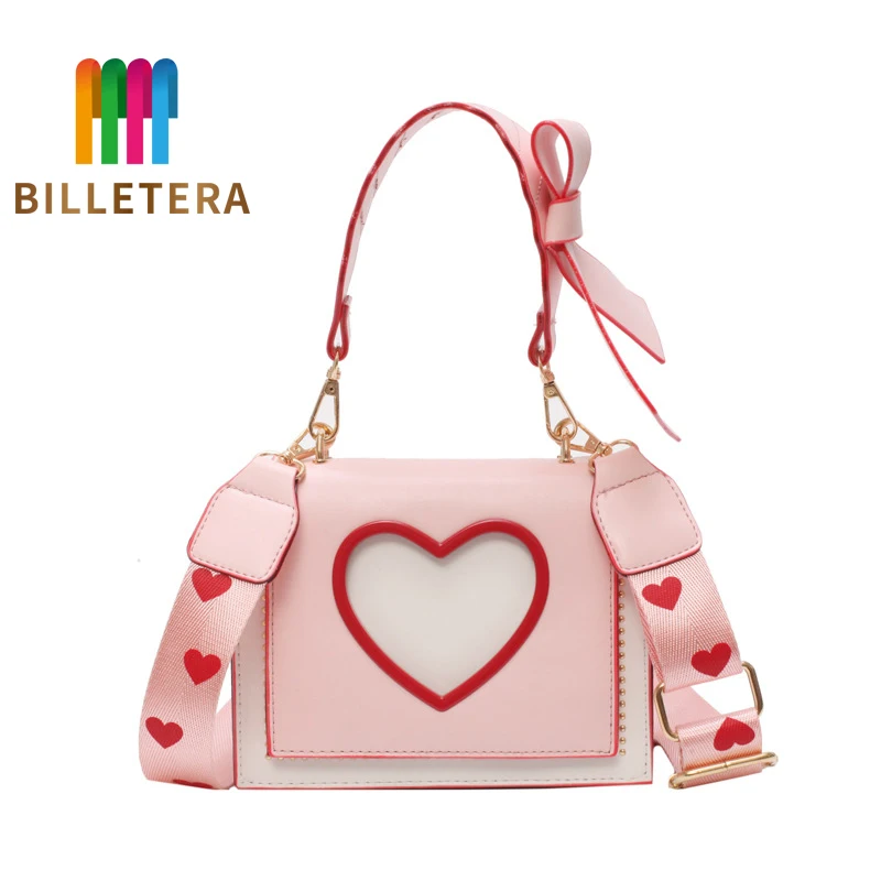 BILLETERA Love сумка для девочек на одно плечо модная сумки | Багаж и