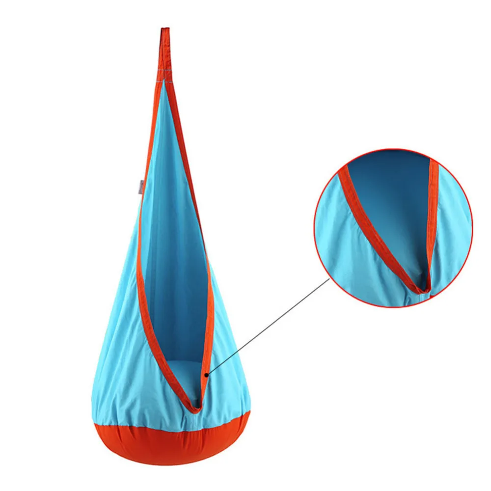 Детское кресло-качалка, подвесное сиденье, гамак, гнездо для внутреннего и наружного использования, отлично подходит для детей, 6 цветов