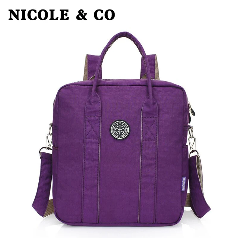 

NICOLE & CO 2019Fall new style bag fashionable bag lady one shoulder inclined cross bag nylon leisure bag
