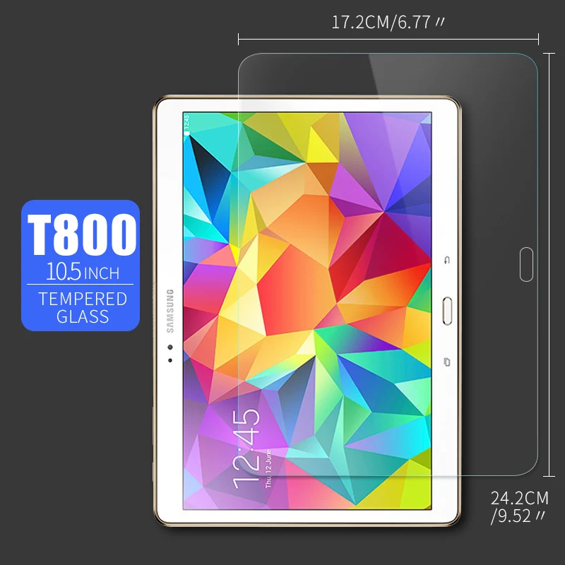 HD планшет закаленное стекло для samsung Galaxy Tab T285 T580 T280 T700 T800 Защитная пленка для samsung N5100 P3100 T320 T230 - Цвет: For Samsung T800