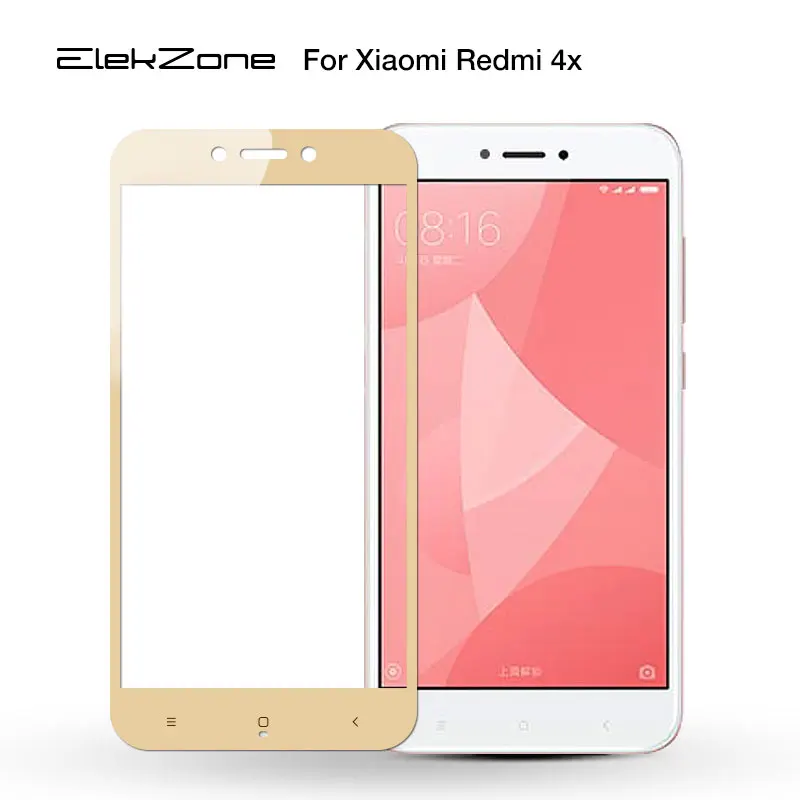 

For Redmi 4X full screen tempered film for Redmi 4X mobile phone full coverage strong silk screen tempered glass protective film