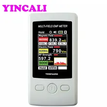 Цифрового электромагнитного излучения детектор TM190 Гаусс 3-осевой Магнитный электрического поля RF прочность мульти-поле EMF метр TM-190