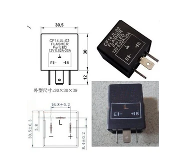 

Free Shipping Electronic LED Turn Signals Relay Fix Flasher Blinker NEW