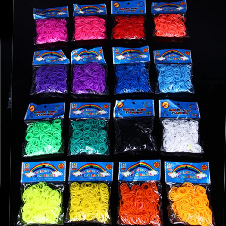 Diy Knitting Machine Bracelet Woven Rainbow Colored Rubber Band Solid Color Boosters Children's Educational Arts & Crafts Toys Diy Knitting Machine Bracelet Woven Rainbow Colored Rubber Band Solid Color Boosters Children's Educational Arts & Crafts Toys