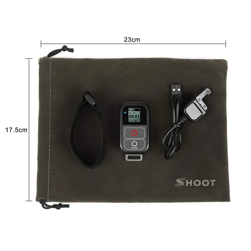 Shoot Smart Remote Control For Hero 7 Black65433 + 21Hero + Lcd4 Session5 Session WaterproofLcd ScreenWi-FiWirles