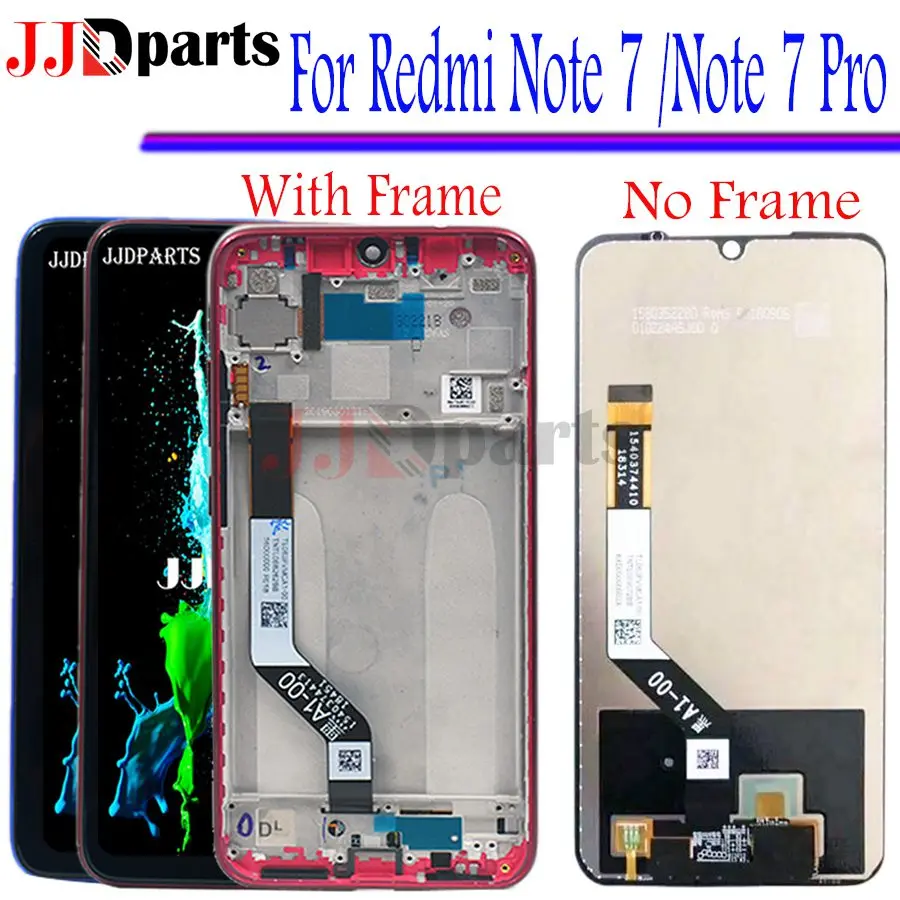 

100% test Xiaomi Redmi Note 7 LCD Display Screen Touch DigitizerAssembly redmi note 7 pro lcd 6.3"for Redmi Note7 LCD Display