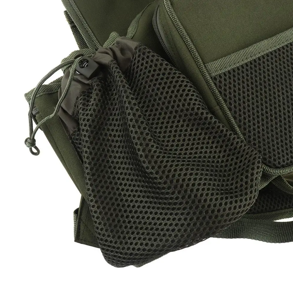 Bolsa de Caixa de Pesca Tecido de Náilon Bolsa de Armazenamento de Engrenagem de Pesca Conveniente Grande Capacidade Multifuncional Mochila 13 de pesca tecido de náilon mochila saco