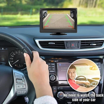

New 5" 800*480 TFT LCD HD Screen Monitor for Car Rear Rearview Backup Camera