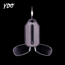 YDO, складные очки с зажимом для носа, бифокальные очки для чтения для женщин и мужчин, маленькие портативные гибкие очки унисекс 1, 2, 2,5, 3