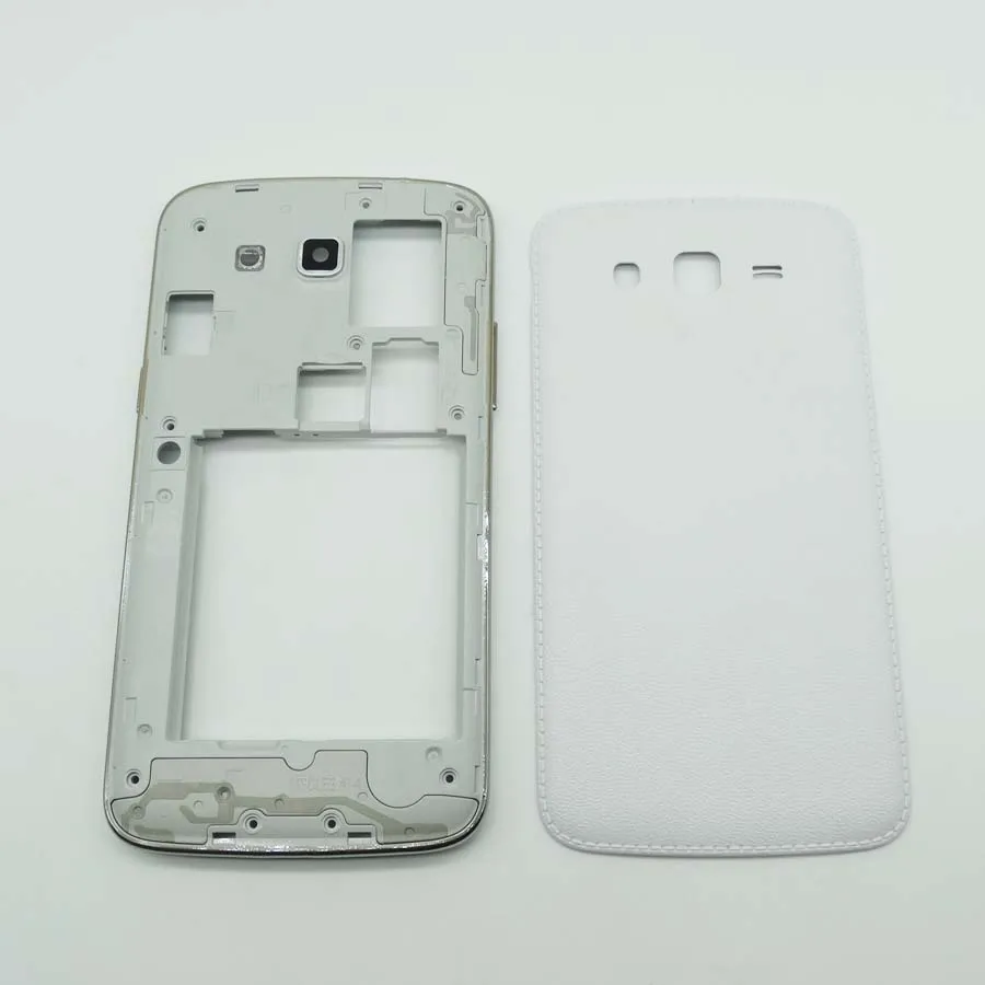 

10pc/lot For Samsung Galaxy Grand 2 G7102 G7106 Middle Plate Frame Bezel Housing + Power Volume button + Battery Back Door Cover