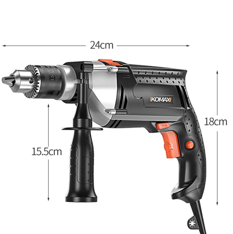 710 Вт электрическая дрель молоток Дрель ударная дрель многофункциональная Регулируемая скорость деревообрабатывающий электроинструмент