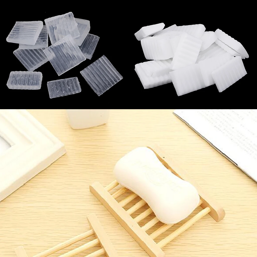 500g Natürliche Pure Clear Transparente Seife Basis DIY Handgemachte Seife