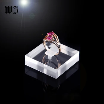 

Acrylic Transparent Jewellery Jewelry Ring Clip Display Holder Stand Rack Case Bague Trinket Presentation Organizer Showcase New
