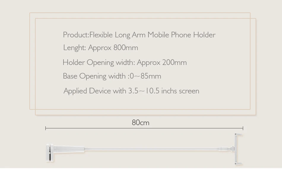 KISSCASE Universal Phone Holder For iPhone 6 6s Plus 7 7 Plus iPad 2 3 4 Goose Neck Long Arm Cell Phone Holder For Samsung S8 S7 (4)