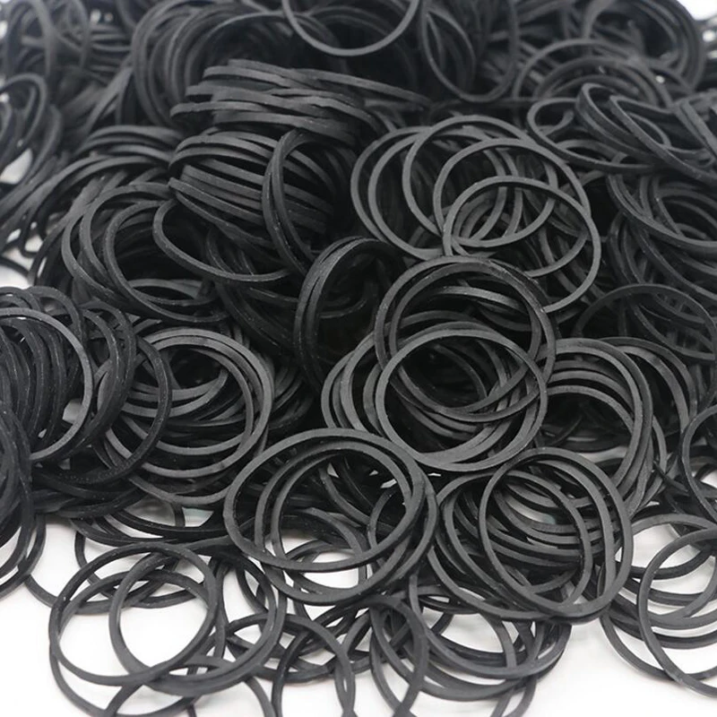 Черный Цвет 500 шт./упак. 40 мм черная резина; цвет черный, серый, винный, офисные школьные домашних декоративных корзинах упаковка резиновые кольца