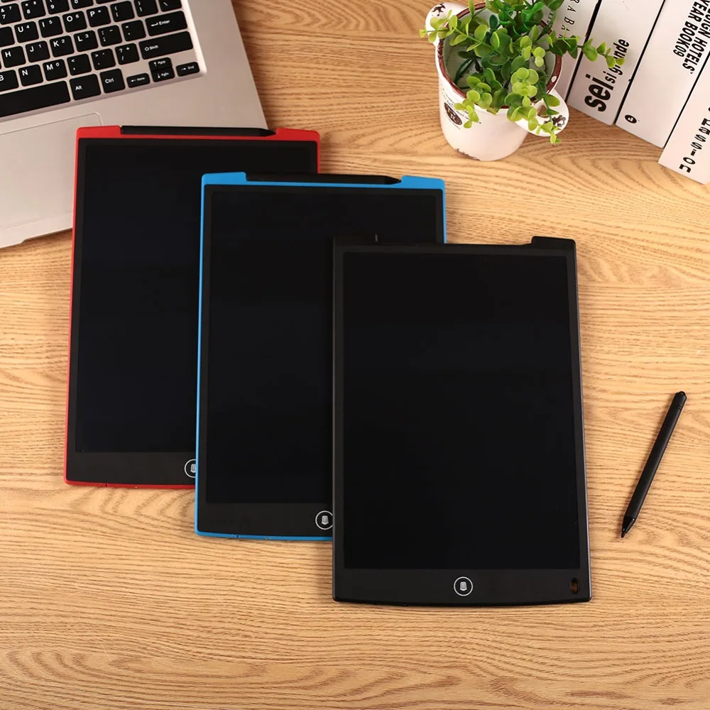 Продажа ЖК планшет для письма 12 дюймов цифровой чертежный электронный блокнот для рукописного ввода доска для записей детская письменная доска под...
