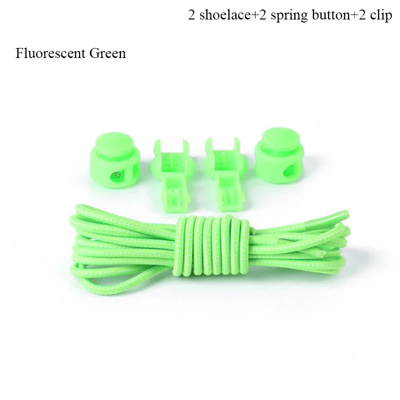 No Tie Shoelaces Stretching Lock lace Locking Shoe Laces Elastic Sneaker Chidren Shoelaces Shoestrings RunningJoggingTriathlon (23)