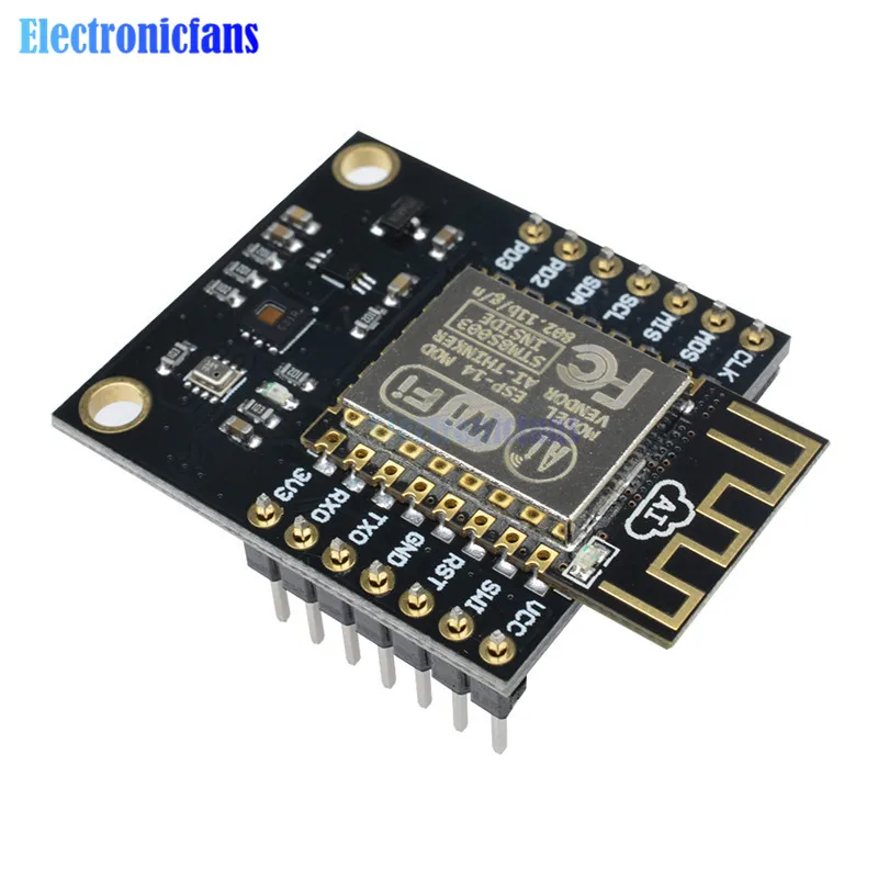 1 компл. HDC1080 BMP280 BH1750FVI Температура и влажность Свет Давление Сенсор ESP8266 ESP 14 WI FI