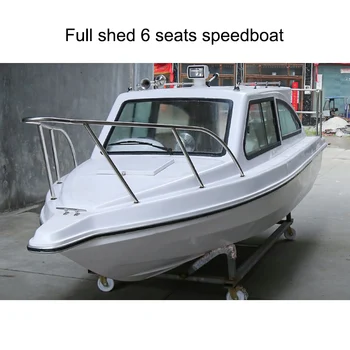

Full Shed / Half Shed Fiberglass Boat FRP High Speed Fishing Vessel Aluminum Yacht Sea Fishing Ship Boat