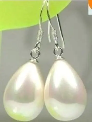 

Hot sale new Style >>>>Hot Sell ! 12X14mm White drip shell pearls earring