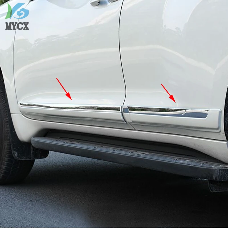 Высокое качество! Для toyota Land Cruiser FJ 150 Prado FJ150 2010-2012 2013 жемчужно-белый молдинг