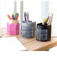 Многофункциональный стол Организатор ручка держатель аксессуары для офисных столов с выдвижными ящиками карандаш держатель Подставка для канцелярских принадлежностей