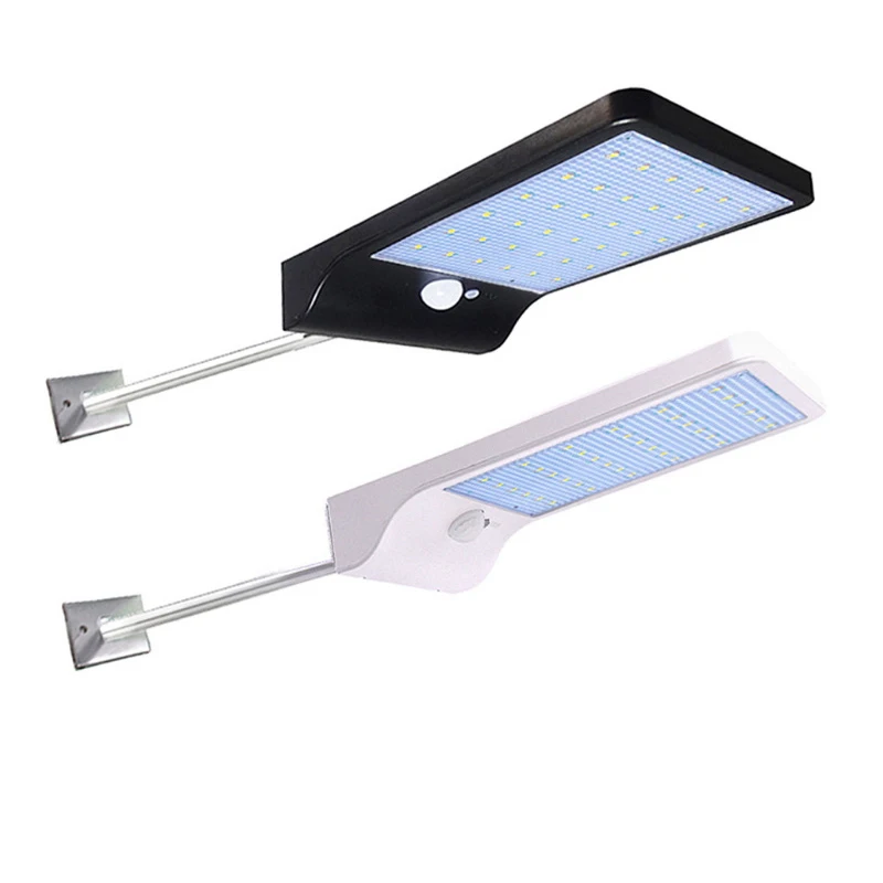 

Upgraded 48 leds Solar Light Color Adjustable With Controller Three Modes Waterproof Lamp Lights For Outdoor Garden Wall Street