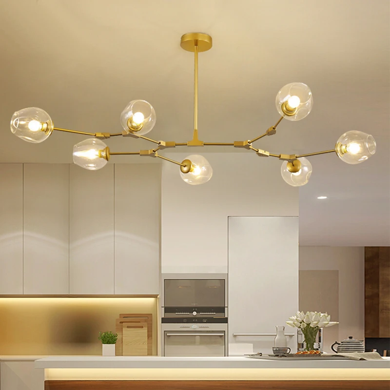 

MDWELL Nordic Lindsey Adelman Globe Ceiling Lights Retro Loft vintage Hanging Suspension luminaire ceiling Lamp
