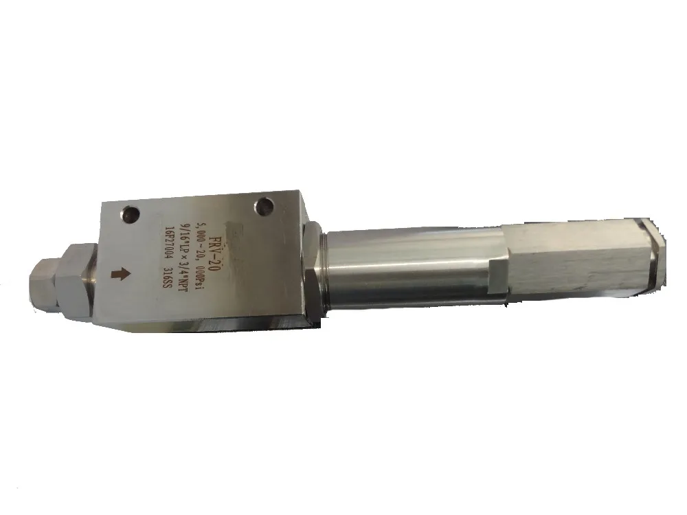 Оздоровление; Модель: FRV-03 нержавеющая сталь 316 1500-3000 PSI предохранительный регулирующий клапан для импульсной испытательной машины