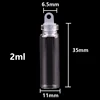 Lots 300 pieces 1ml 2ml Mini Glass Bottles with Plastic Stopper Spice Bottles Jars DIY Craft 3