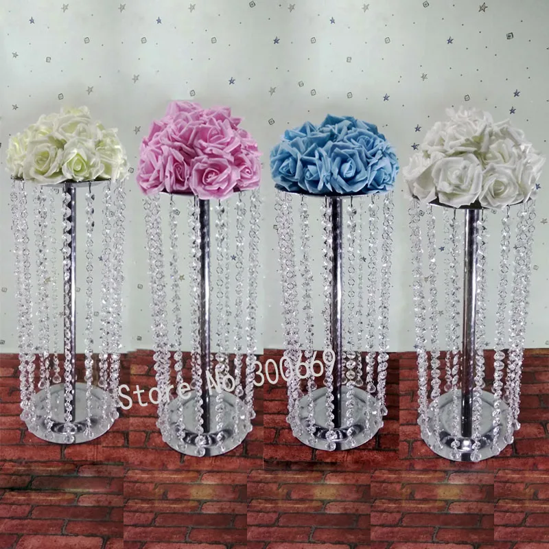 

30-70cm with lights table centerpiece decoration wedding party acrylic crystal road lead wedding centerpiece event party decor