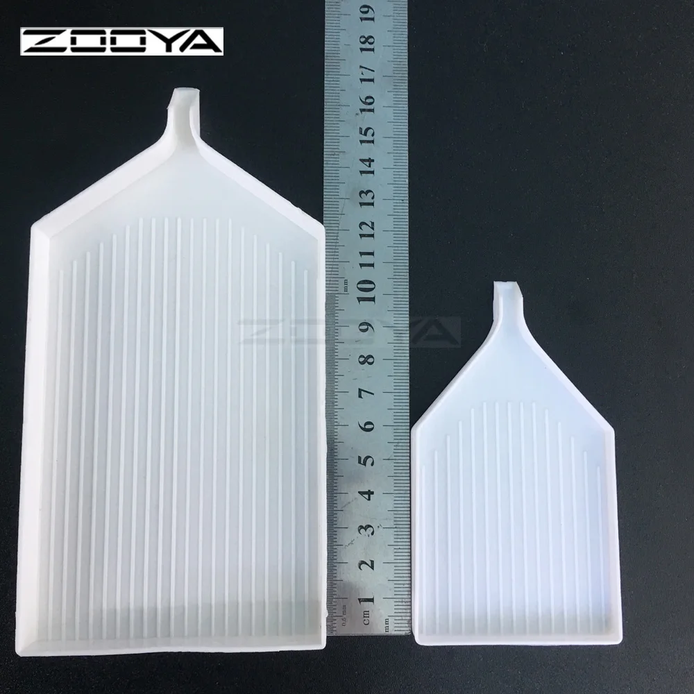 

ZOOYA White Tray Diamond Jewelry Diamond Embroidery Craft Beads Pill Storage Tool BKT02
