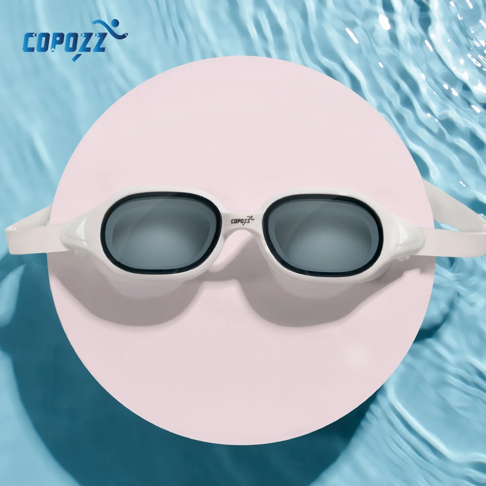 COPOZZ 남녀공용 전문 수영 고글, 김서림 방지, UV 보호, 방수 수영 안경, 수영 아이웨어