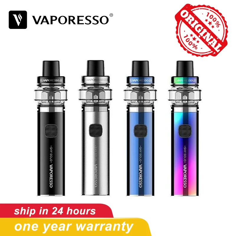 Vaporesso Sky Solo Vape комплект с 3 5/2 мл шариковая ручка vaper tank 0.18ohm GT meshed coil капельного