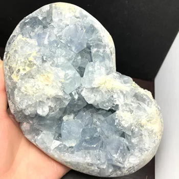 

natural celestine geode cluster Rock stones and Minerals Chakra Reiki Healing Home decor