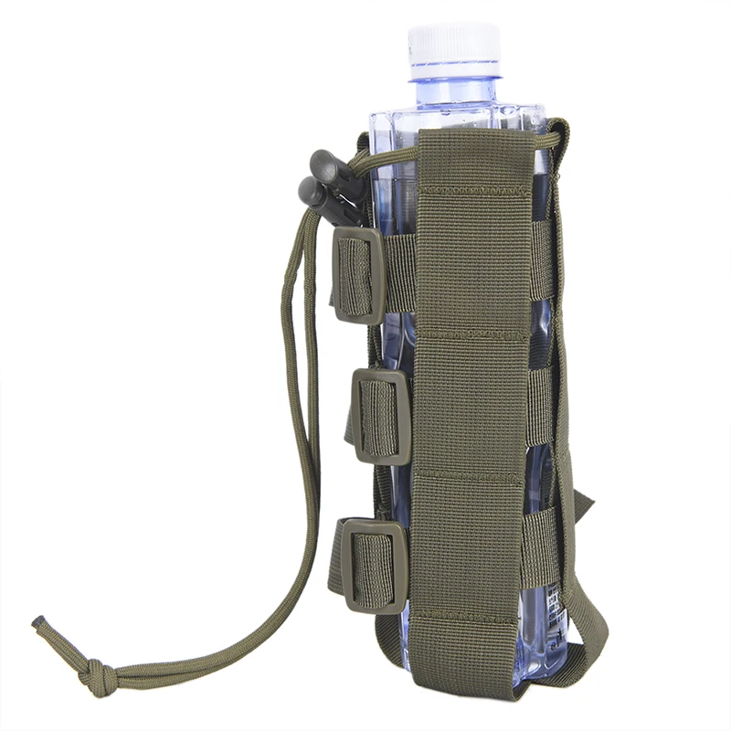 Высококачественный Тактический чехол для бутылки воды, нейлоновая Военная фляга, чехол-кобура, чайник для путешествий, сумка - Цвет: GN