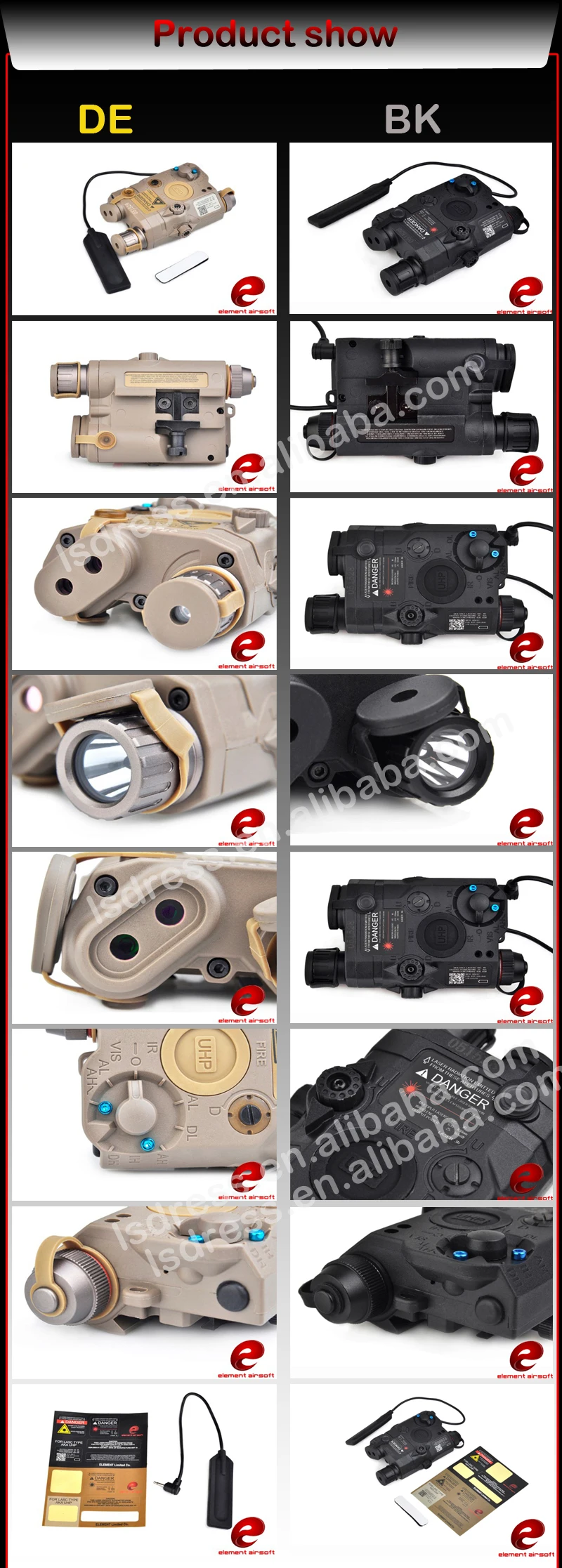 Elemento de Caça Tático 15 M3x Lanterna Arma Softair Waffen ir Laser Airsoft Armes Waffe Linterna Luz La-5c um Peq 21 peq 15 m3x lanterna arma luz softair
