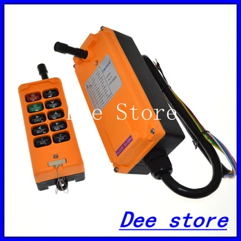 

Free Shipping 10 Channels One Speed Truck Hoist Crane Winch Radio Remote Control Push Button Switch System Controller