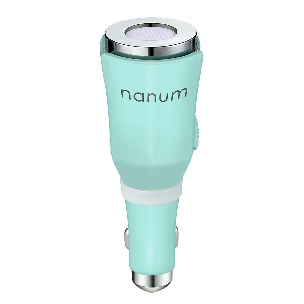 Освежитель воздуха от Nanum в машину, ароматический диффузор тюльпан в машину, mini USB, ароматерапия, диффузор эфирного масла в машину с USB, туманный распылитель, фоггер - Цвет: Light blue