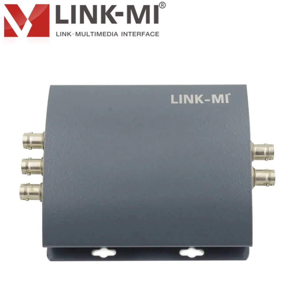 LINK-MI LM-PYS01 Broadcast YPbPr to SDI BNC Converter With DIP Switch 1080p YPbPr signal input and 3G/HD/SD SDI signal output
