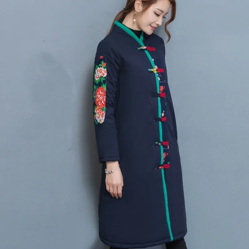 Куртки для пожилых женщин китайские зимние пальто парка для женщин зимняя куртка для женщин среднего возраста женская одежда AA4335
